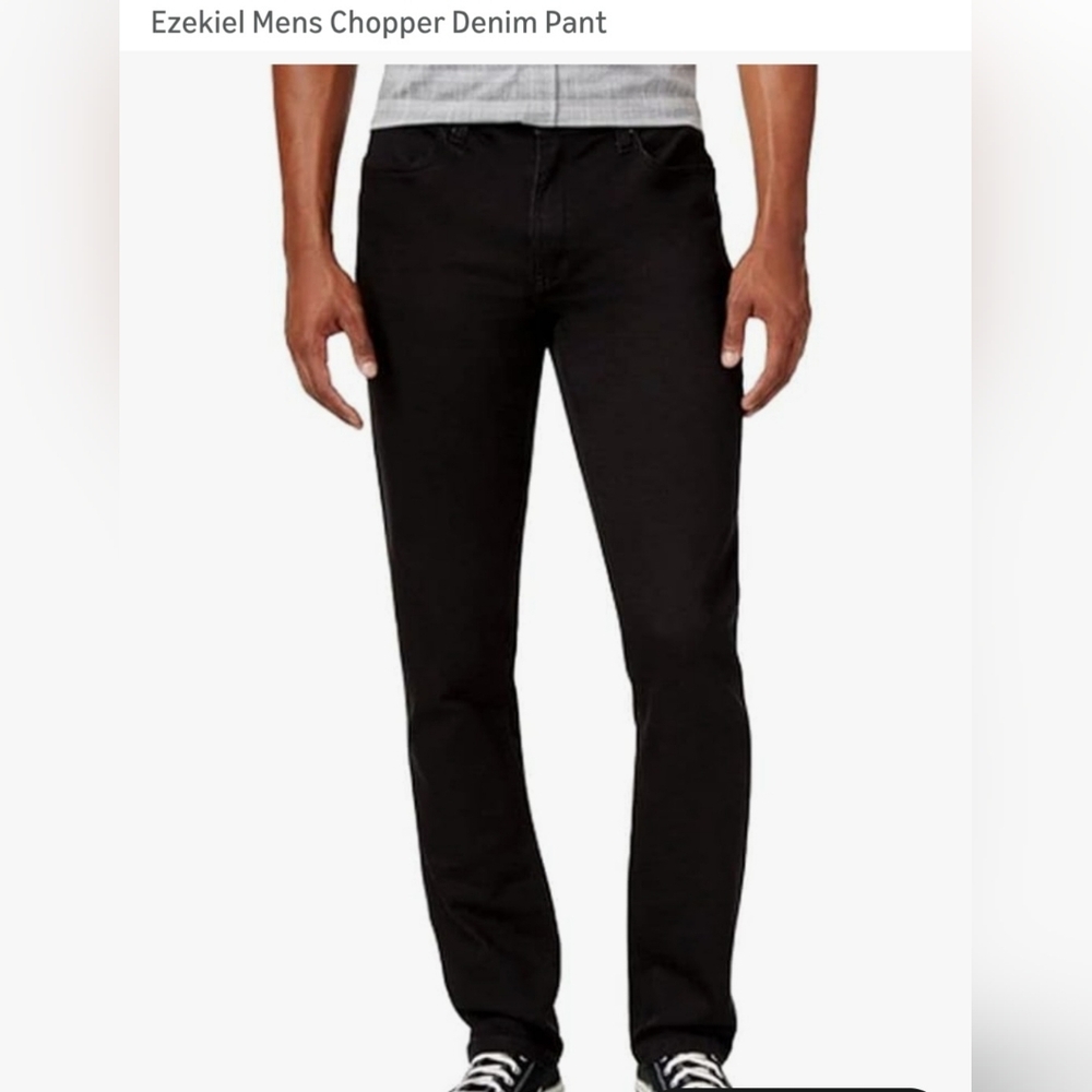 Ezekiel Slim Fit Black Men's Jeans